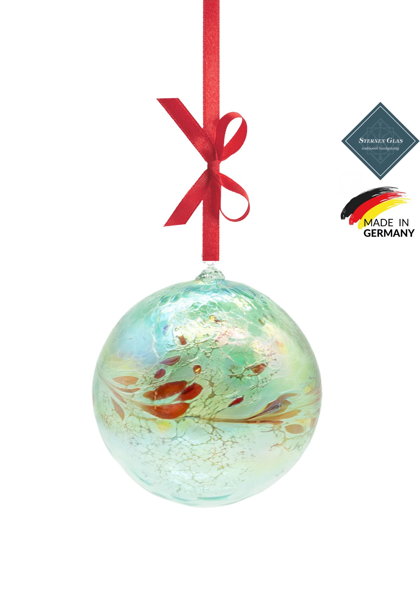 STERNEN GLAS | Decorative Sphere | Green 12cm