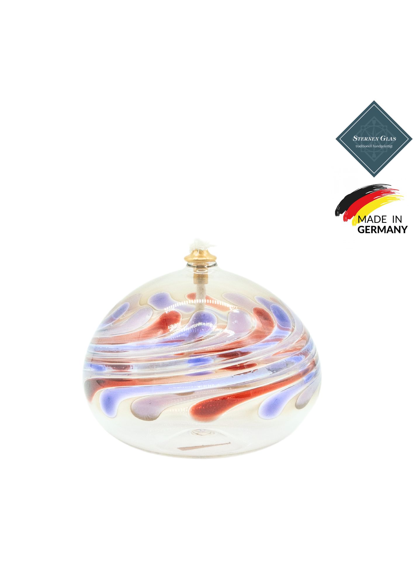 STERNEN GLAS | Small Oil Lamp | White