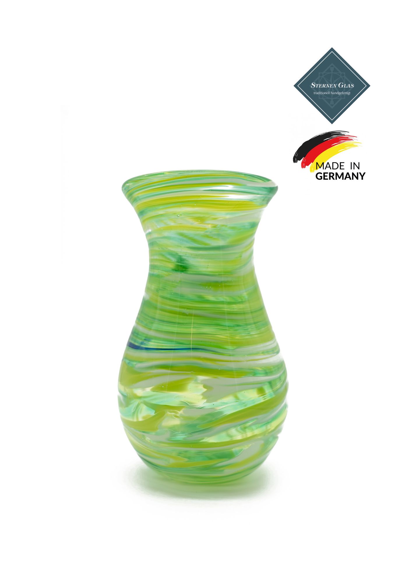 STERNEN GLAS | Rustic Vase | Green