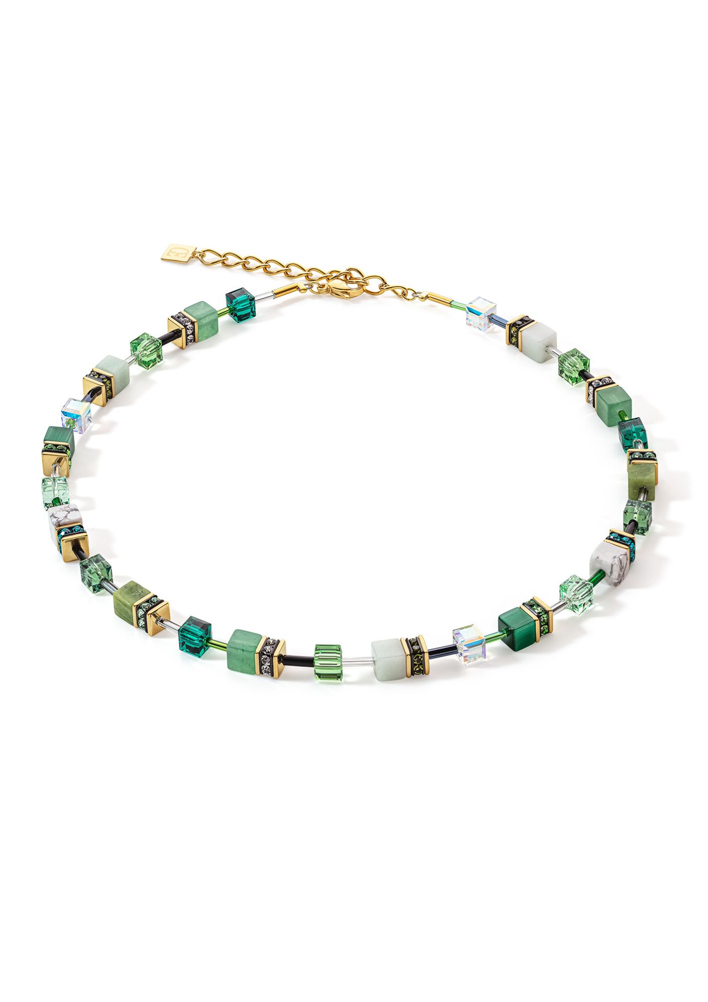 CDL | GeoCUBE® Iconic Precious Necklace | Green