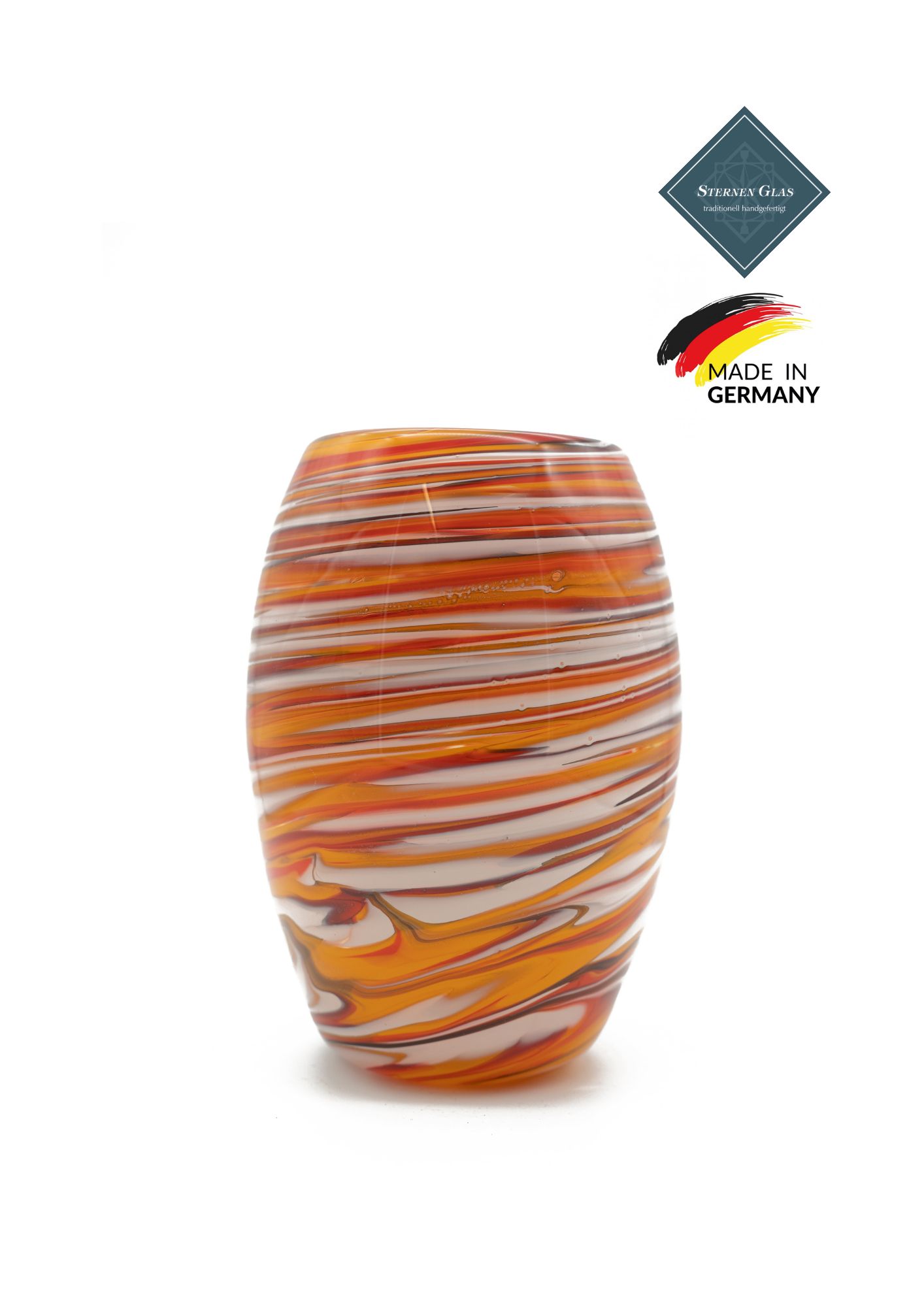 STERNEN GLAS | Olive Vase | Colorful