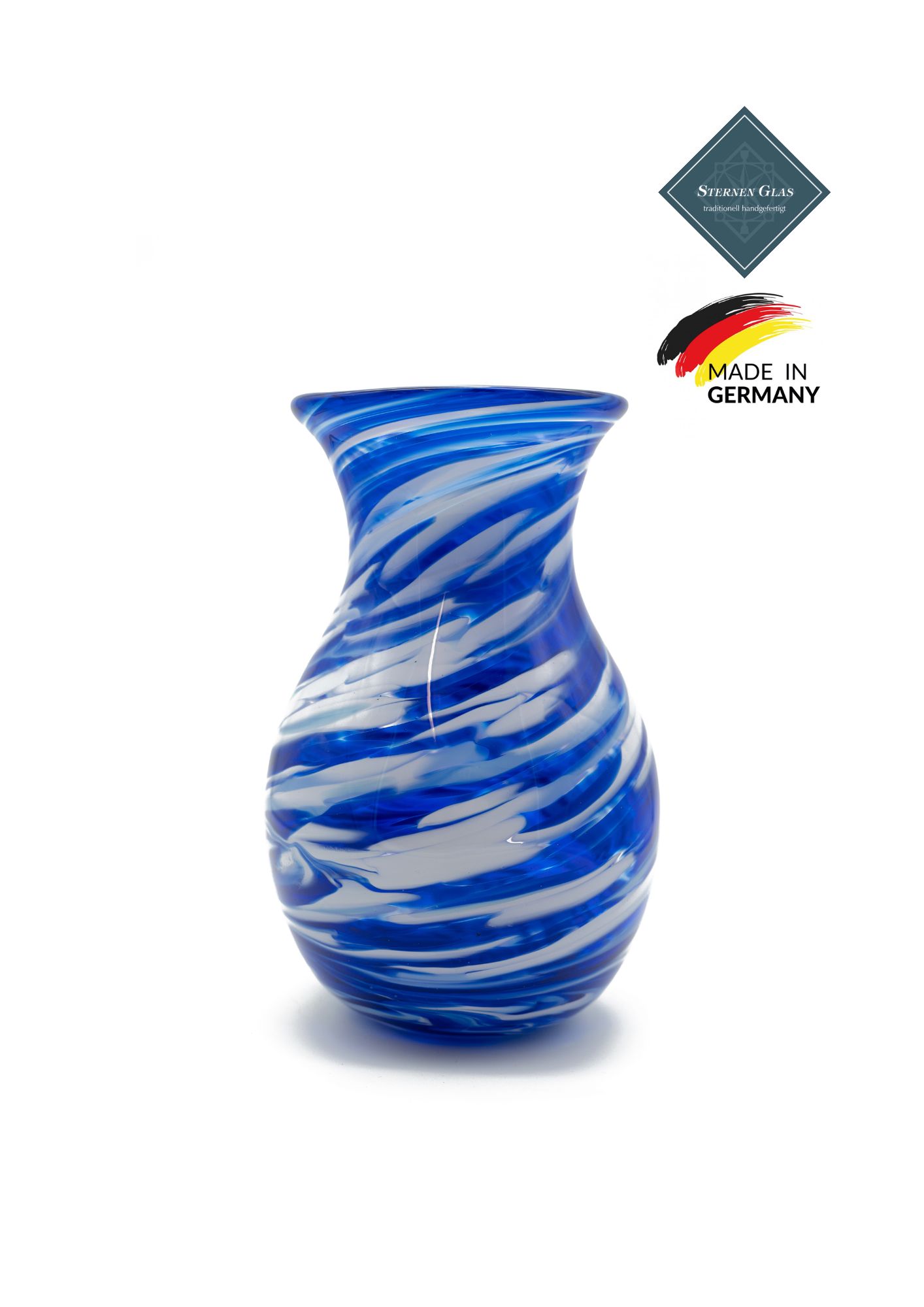 STERNEN GLAS | Rustic Vase | Blue