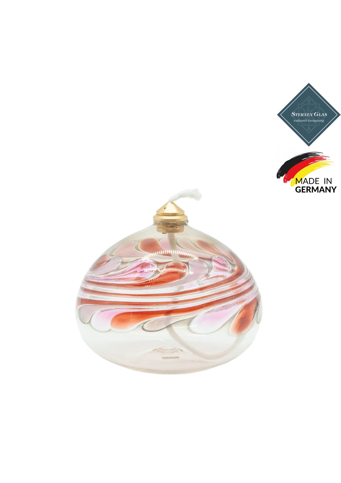 STERNEN GLAS | Small Oil Lamp | Pink