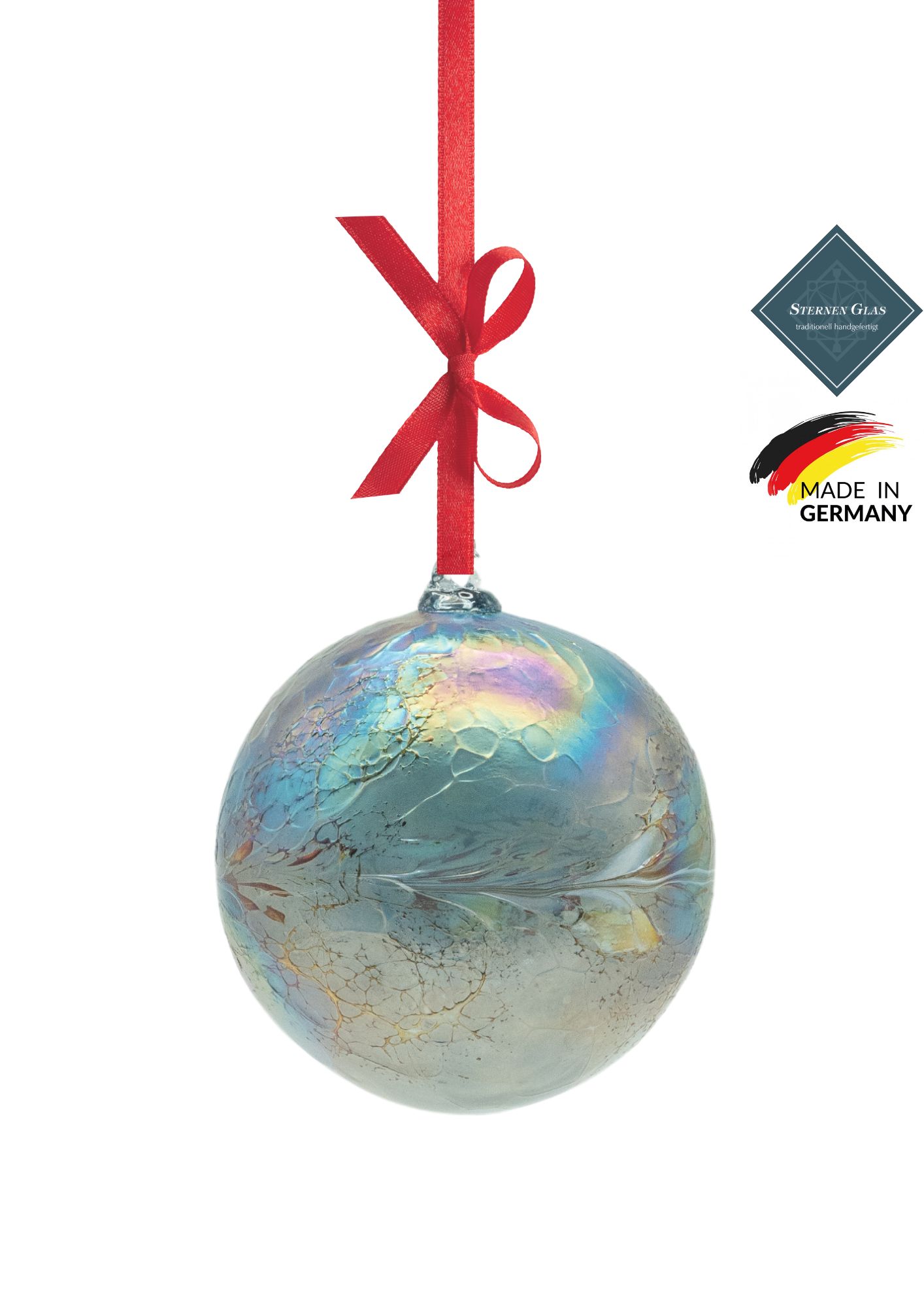 STERNEN GLAS | Decorative Sphere | Blue 12cm