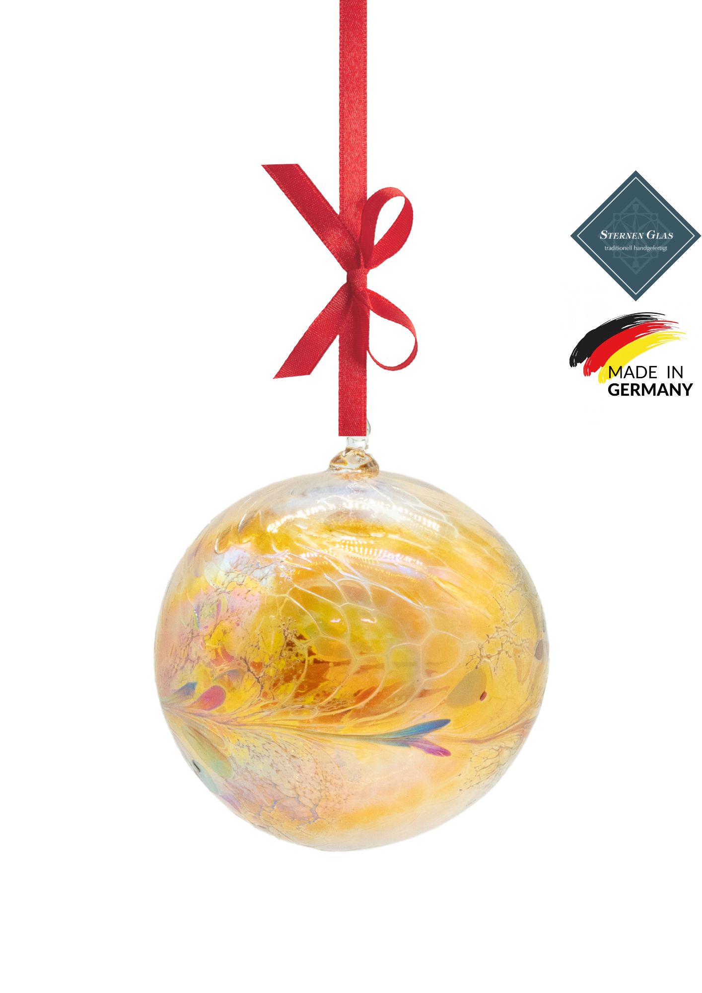STERNEN GLAS | Decorative Sphere | Gold 12cm